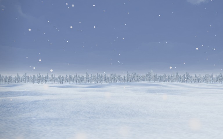 Snowfall. It keeps falling, and falling.